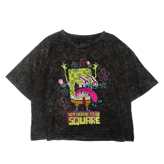 Crop Acid Bob Esponja Not Afraid