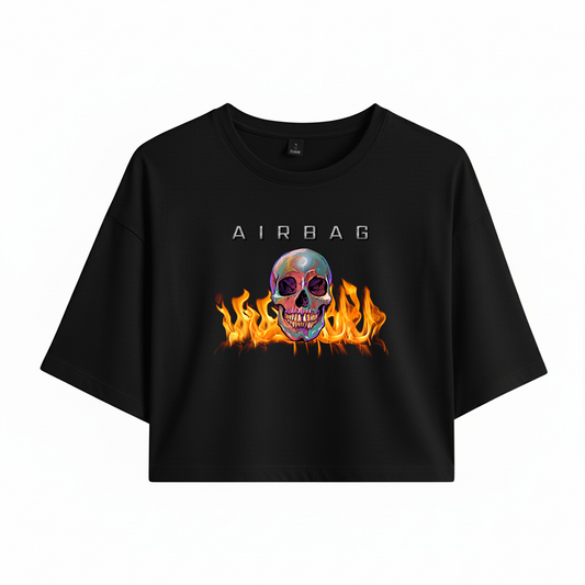 Crop Airbag Skull