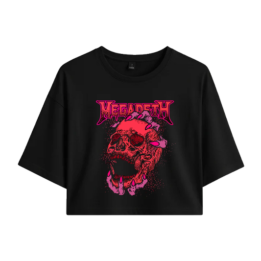 Crop Megadeth Death Skull