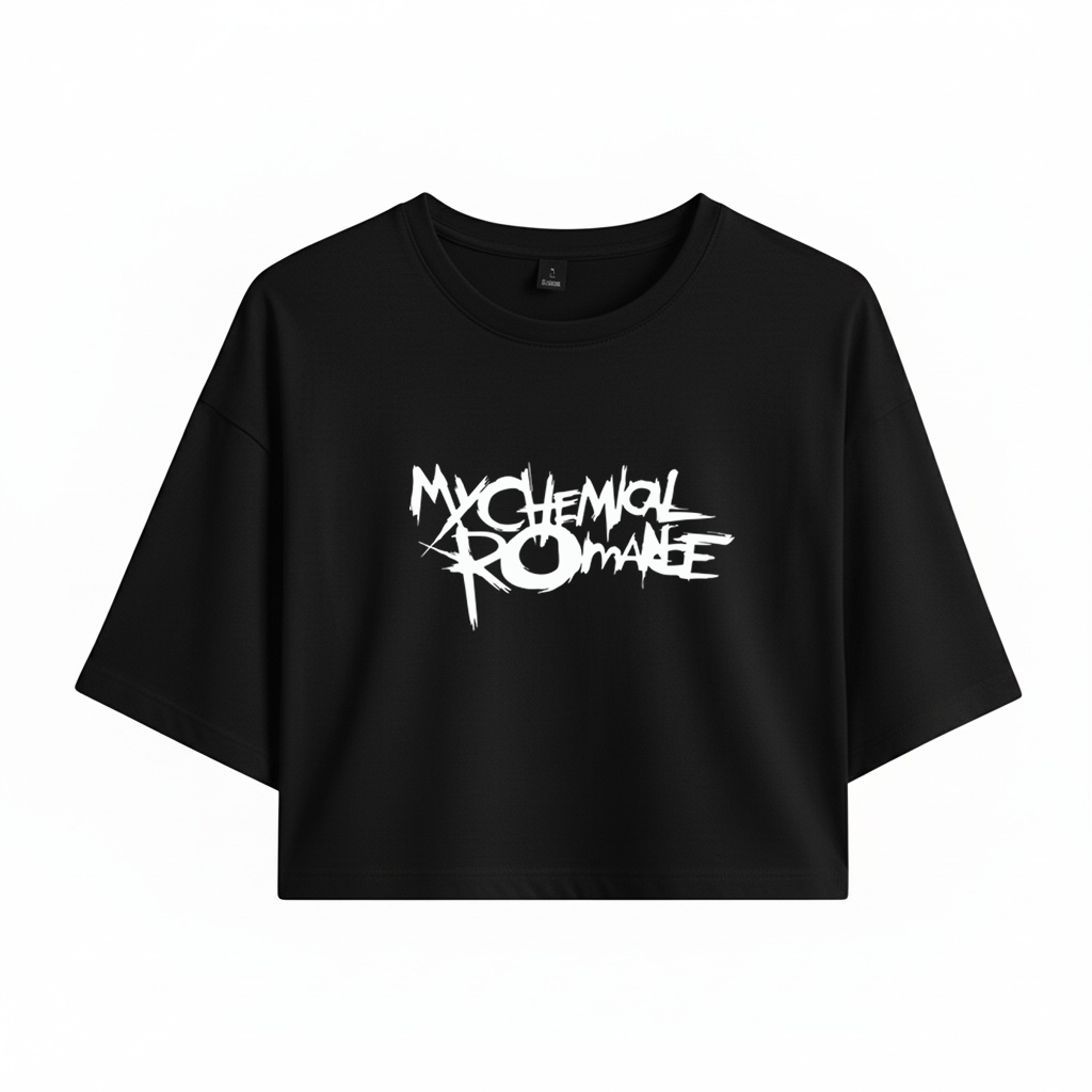 Crop My Chemical Romance Logo Band