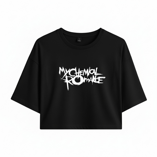 Crop My Chemical Romance Logo Band