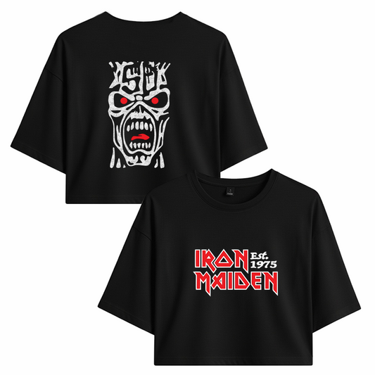 Crop Iron Maiden Eddie Est. 1975