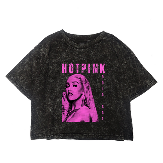 Crop Acid Doja Cat Hot Pink
