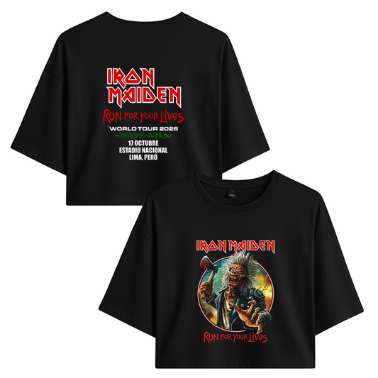 Crop Iron Maiden Run For Your Lives World Tour 2026