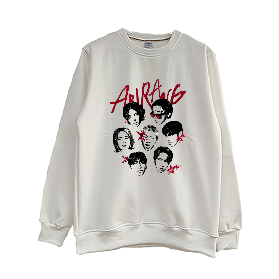 Crewneck BTS Faces