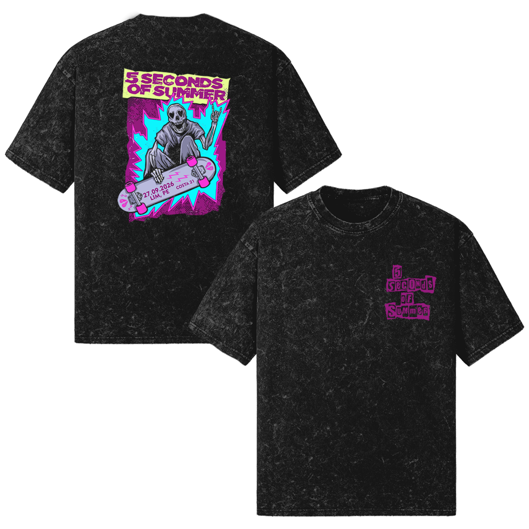 Polo Acid 5 Seconds of Summer Skate Calavera