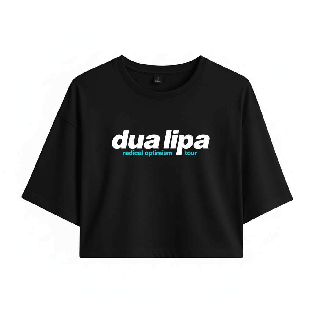 Crop Dua Lipa Logo Tour