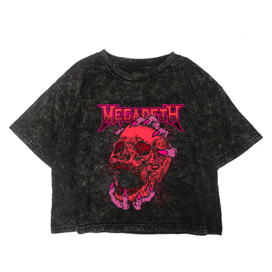Crop Acid Megadeth Death Skull