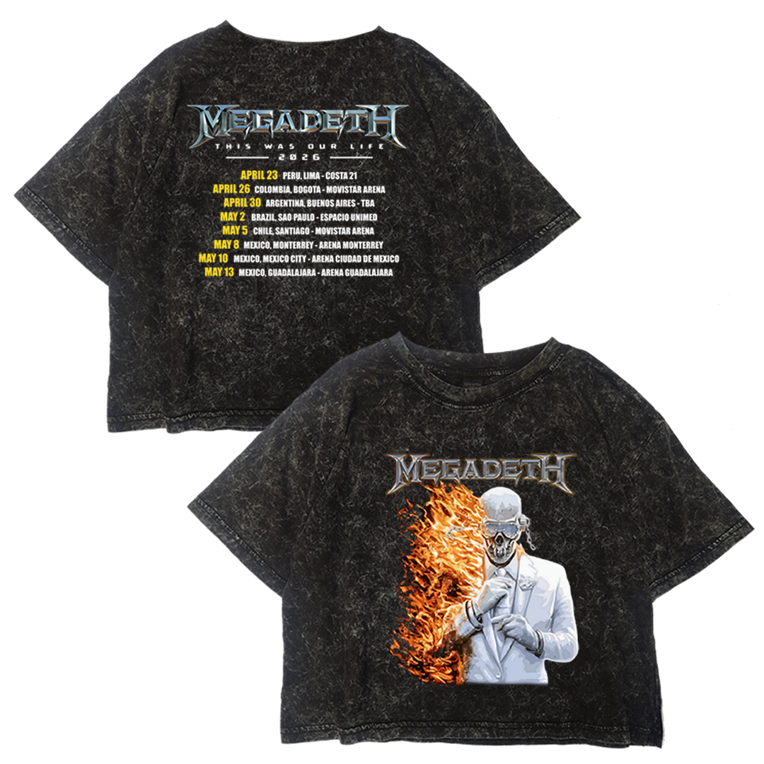 Crop Acid Megadeth Tour LATAM 2026