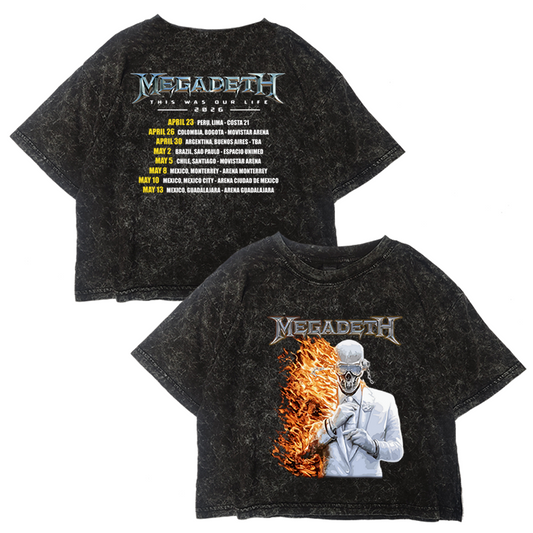 Crop Acid Megadeth Tour LATAM 2026