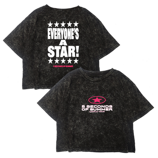 Crop Acid 5 Seconds of Summer Star Tour Logo