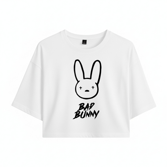 Crop Bad Bunny Conejo Silueta