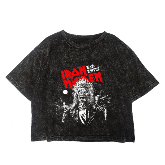Crop Acid Iron Maiden Eddie