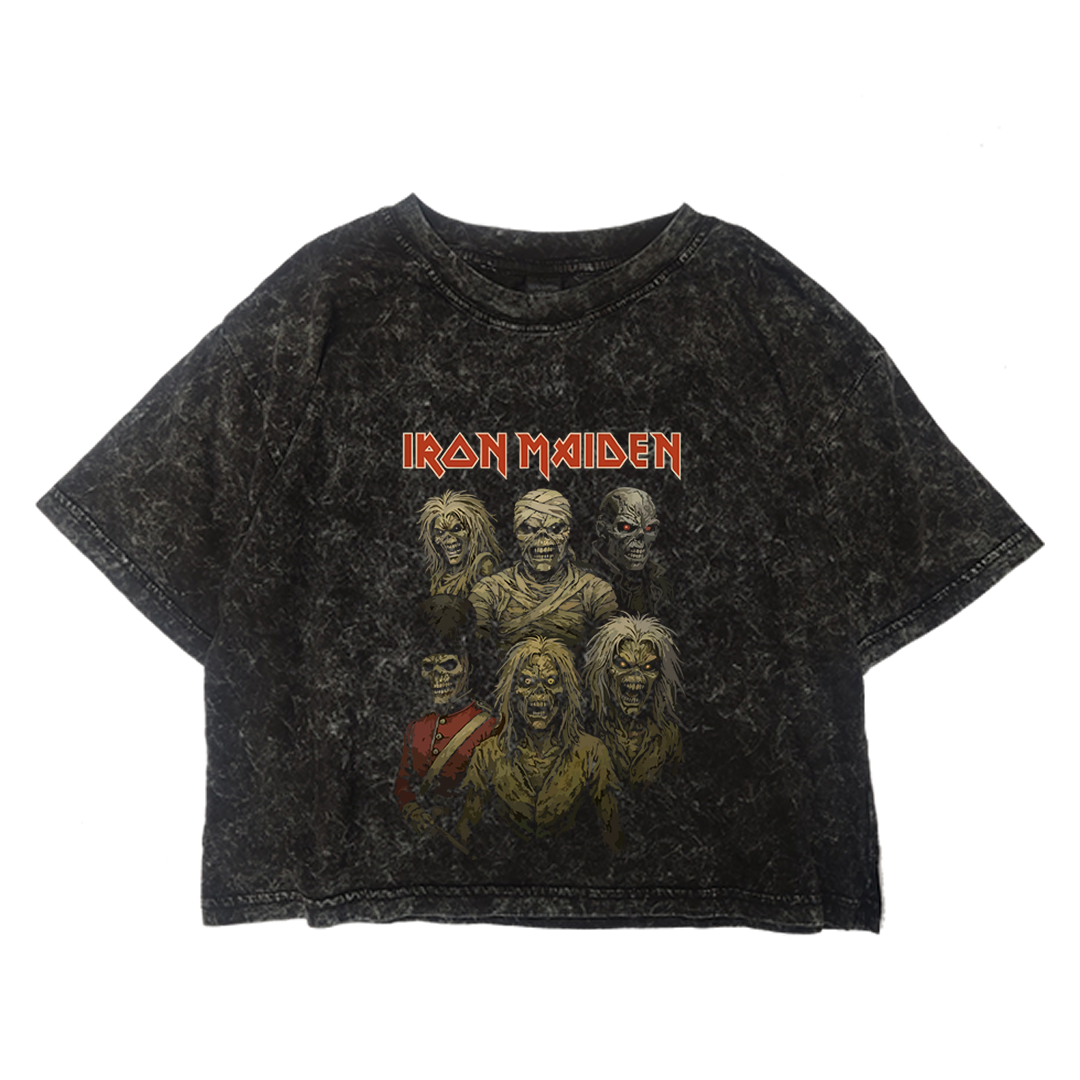 Crop Acid Iron Maiden Faces of Eddie