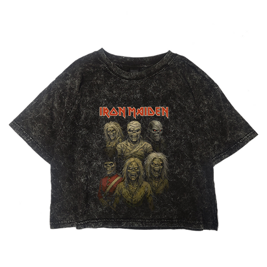 Crop Acid Iron Maiden Faces of Eddie