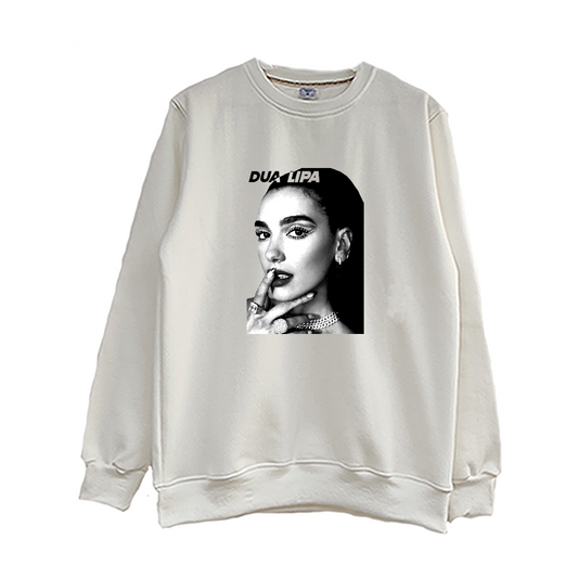 Crewneck Dua Lipa B/W