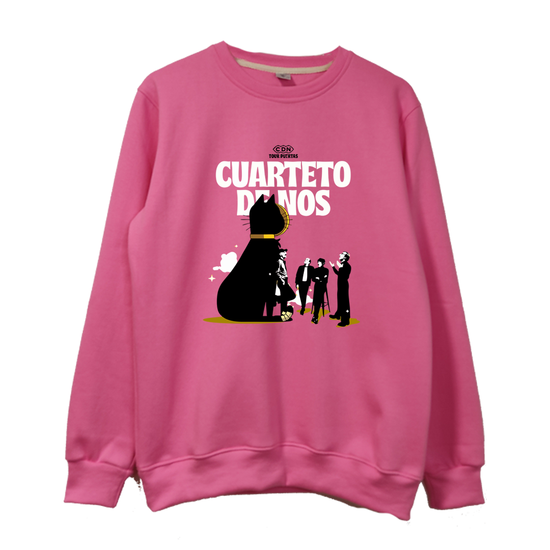 Crewneck Cuarteto de Nos Adorno