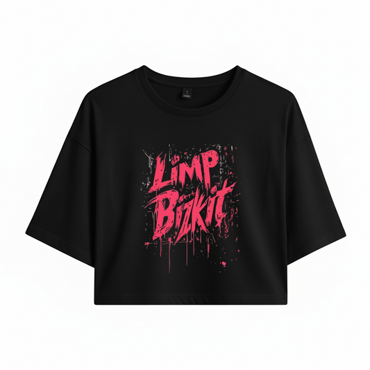 Crop Limp Bizkit Fucsia