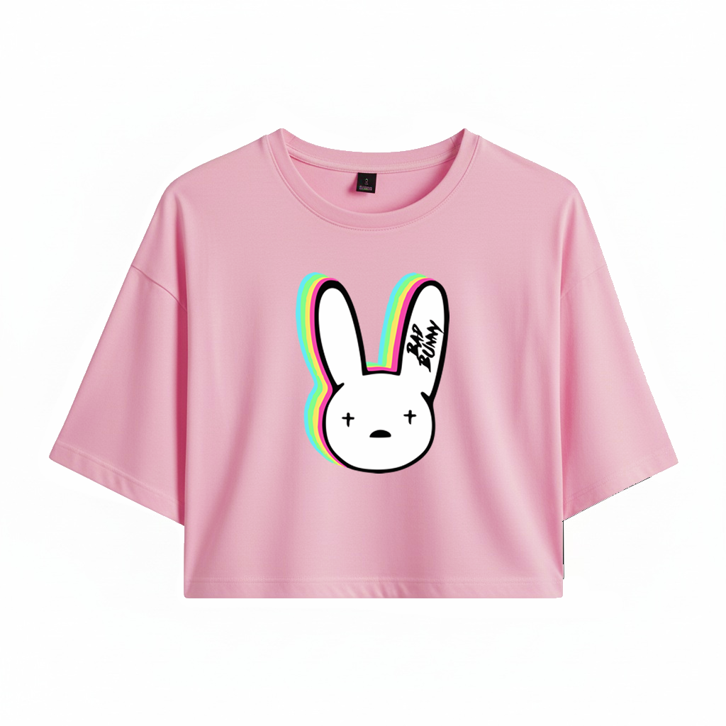 Crop Bad Bunny Conejo Colors