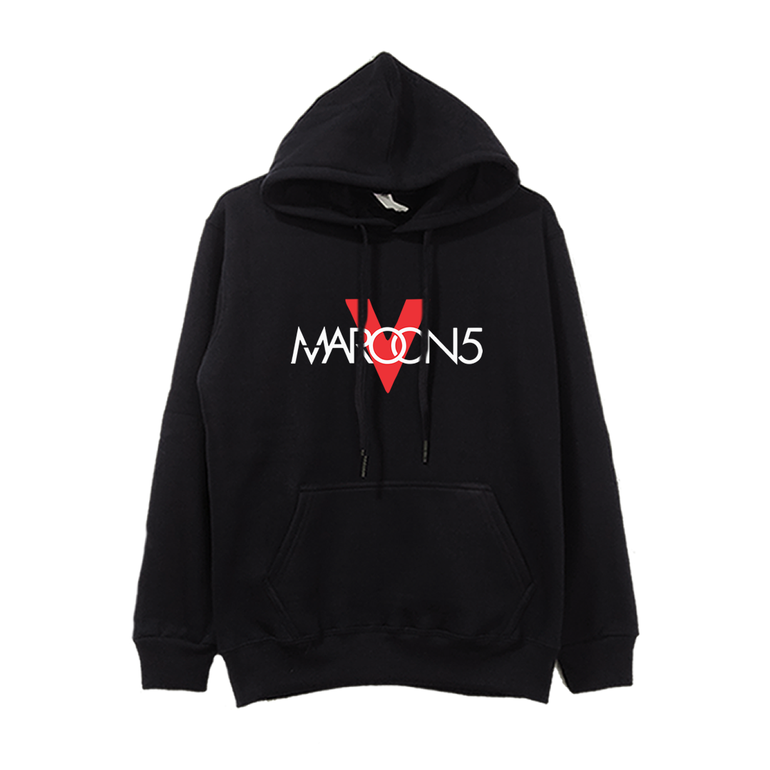 Hoodie Maroon 5 Logo