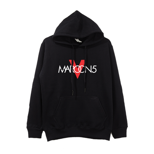 Hoodie Maroon 5 Logo