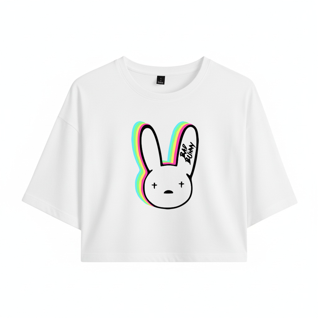 Crop Bad Bunny Conejo Colors