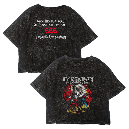 Crop Acid Iron Maiden The Number of the Beast 666