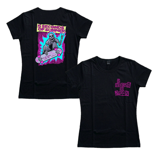Princess 5 Seconds of Summer Skate Calavera