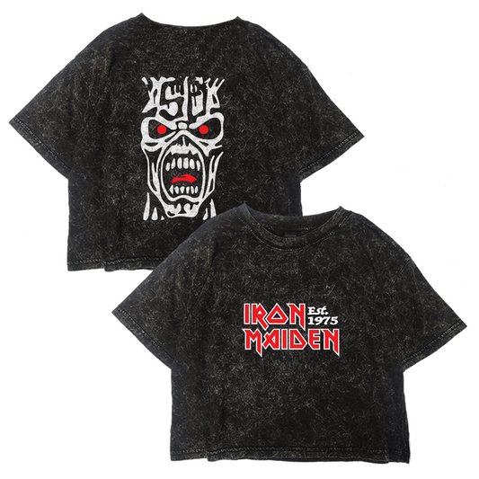 Crop Acid Iron Maiden Eddie Est. 1975