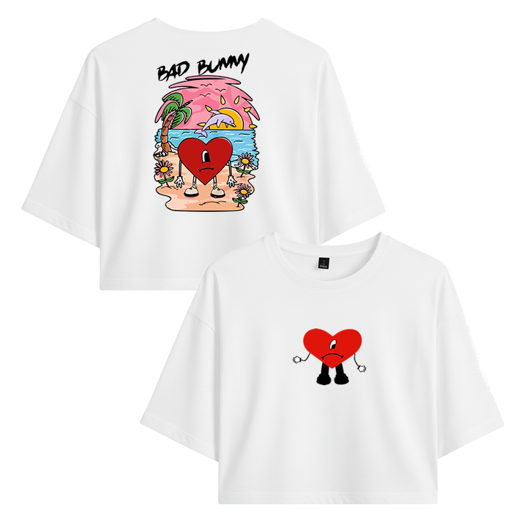 Crop Bad Bunny Corazón
