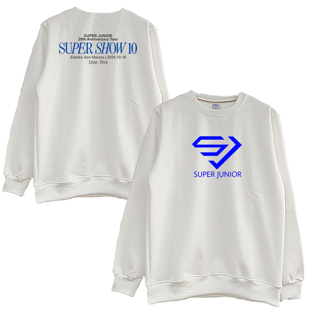 Crewneck Super Junior 20th Anniversary Tour Perú