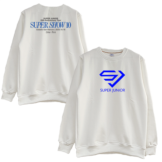 Crewneck Super Junior 20th Anniversary Tour Perú