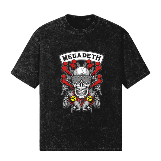 Polo Acid Megadeth Skull And Bombs