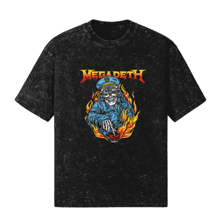 Polo Acid Megadeth Vic Flames
