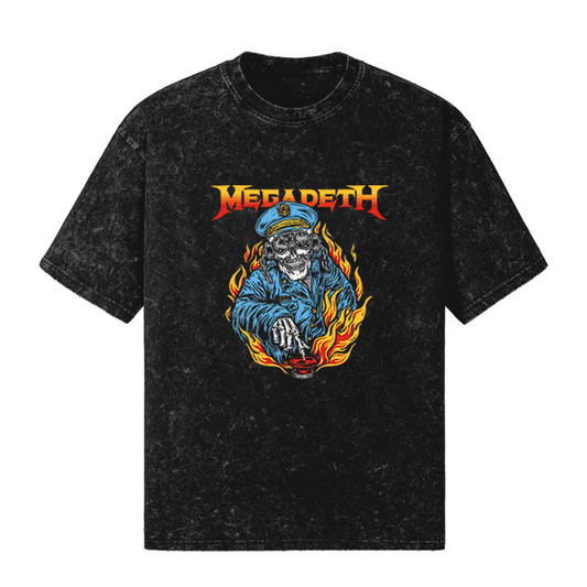 Polo Acid Megadeth Vic Flames