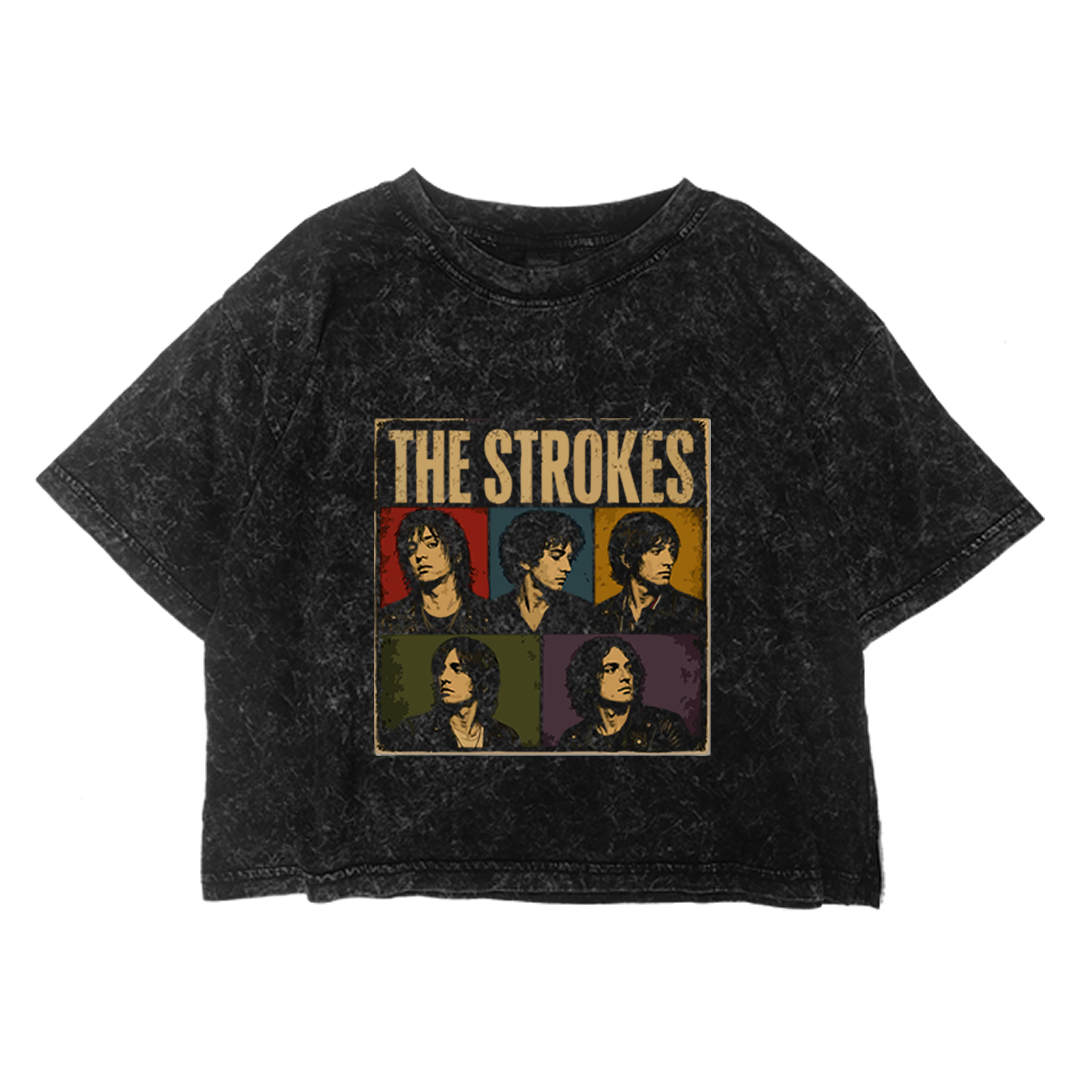 Crop Acid The Strokes Band