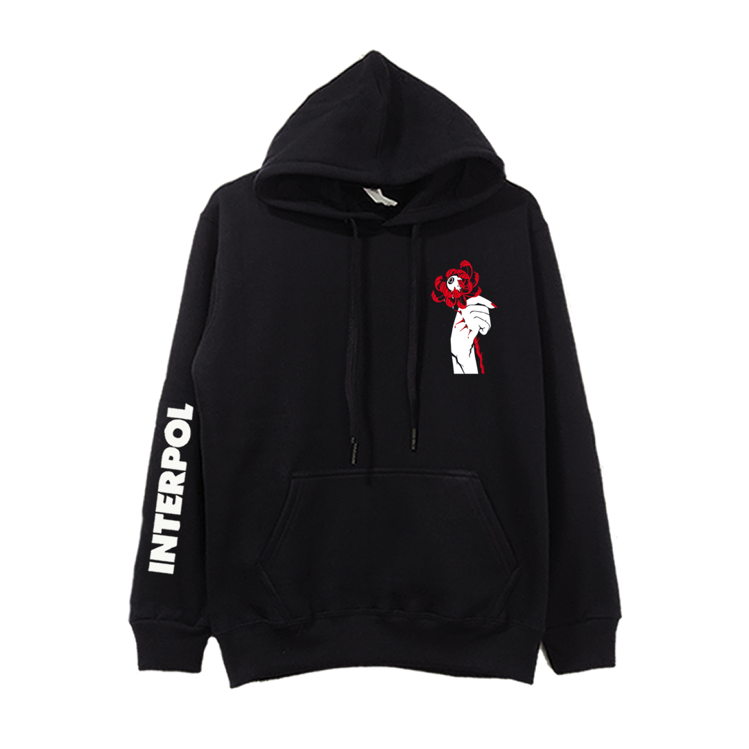 Polera Interpol Logo Roses