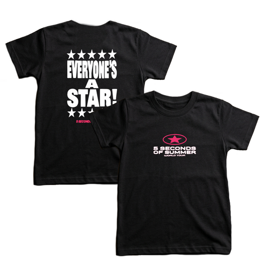 Baby Tee 5 Seconds of Summer Star Tour Logo