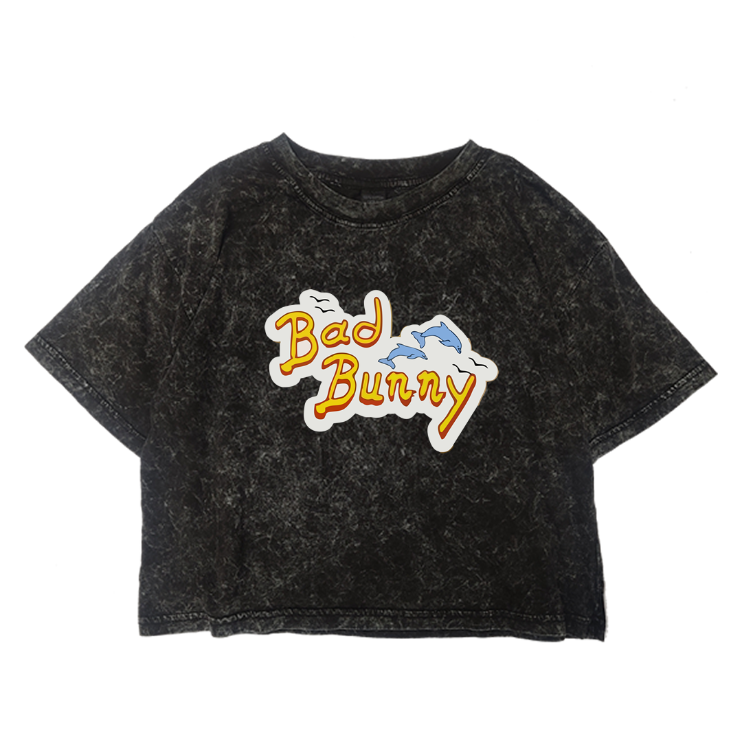 Crop Bad Bunny Logo Un Verano Sin Ti