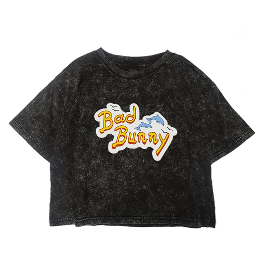 Crop Bad Bunny Logo Un Verano Sin Ti