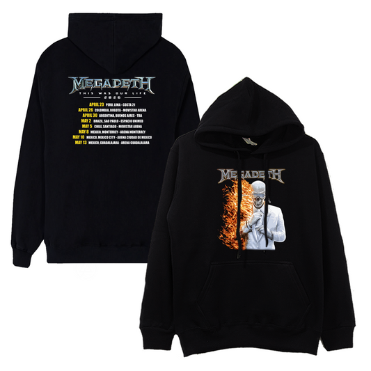 Polera Megadeth Tour LATAM 2026