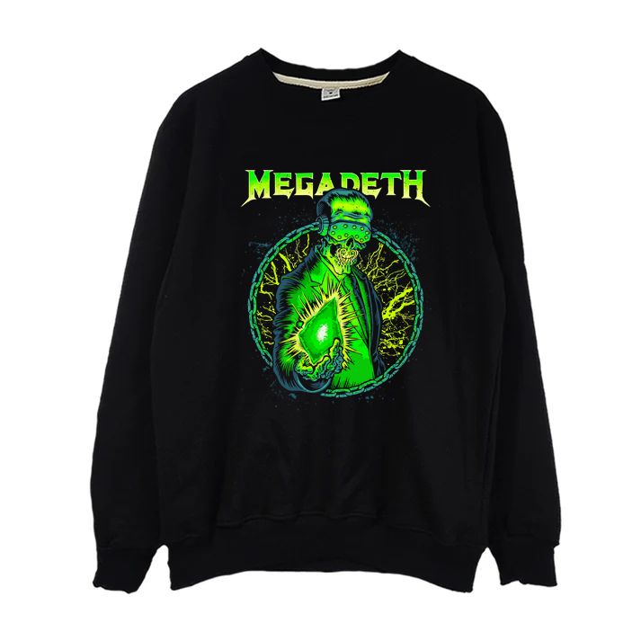 Crewneck Megadeth Vic Green Energy