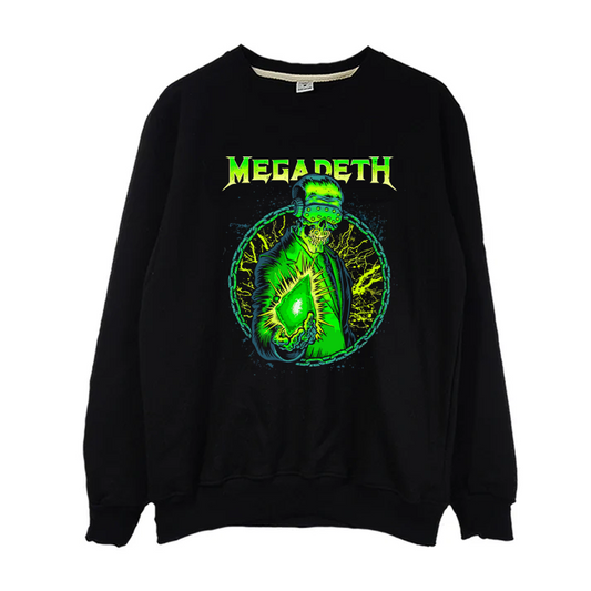 Crewneck Megadeth Vic Green Energy