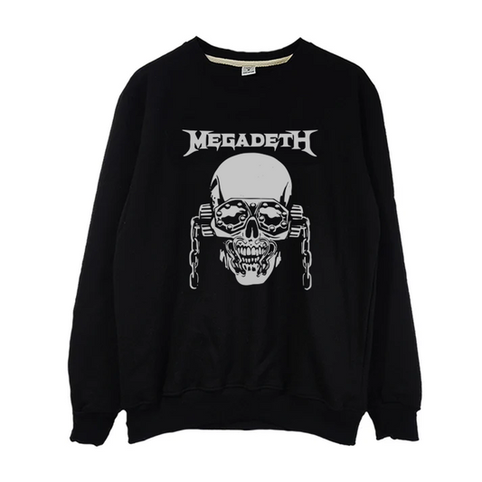 Crewneck Megadeth Vic Rattlehead