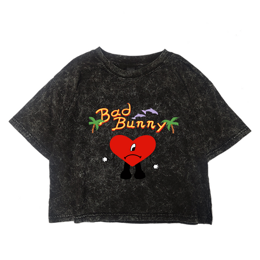 Crop Bad Bunny Corazón