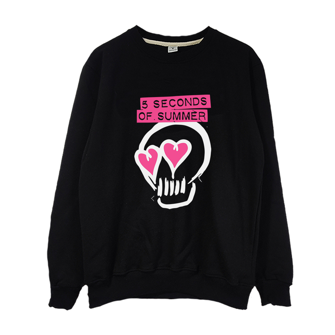 Crewneck 5 Seconds of Summer Skull