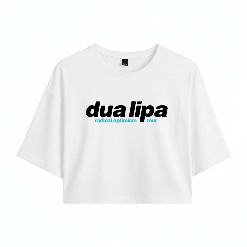 Crop Dua Lipa Logo Tour