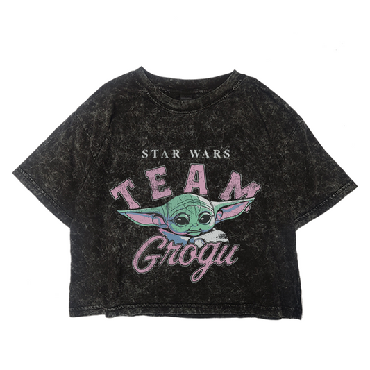 Crop Acid Mandalorian y Grogu Team Grogu