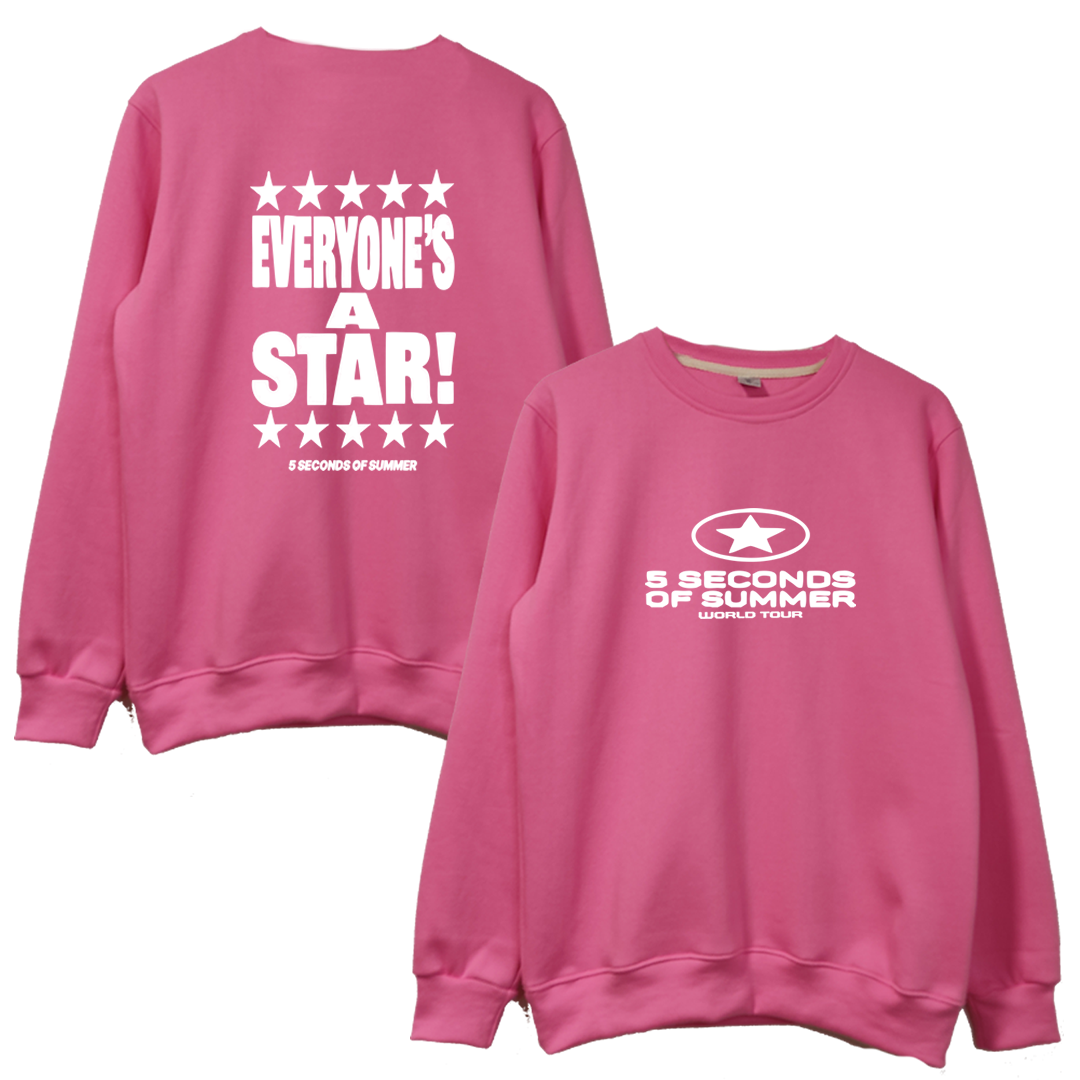 Crewneck 5 Seconds of Summer Star Tour Logo
