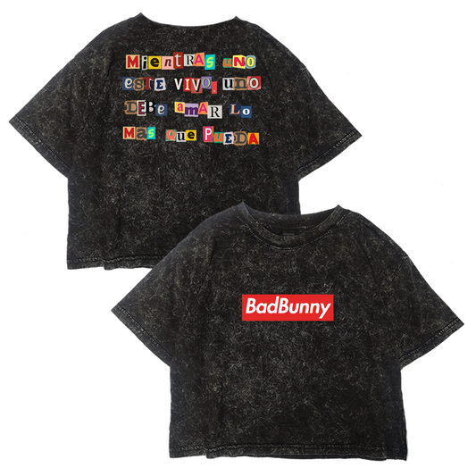 Crop Bad Bunny Mientras uno esté vivo